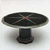 Graham Robeson, faux-painted center table