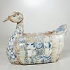 Chinese porcelain fragment mosaic duck