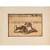 Goya, etching #26, La Tauromaquia Series