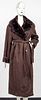 Searle Faux Fur Trimmed Cashmere Coat