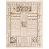 Assensivs, Franciscus. Varias Litterarum Formas. 1547. Grabado, 47 x 37 cm.