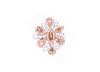 Natural Pink Diamond 18K White & Rose Gold Ring
