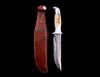 1944 Ruana Bonner, Montana Stag Horn Custom Knife