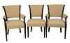Set of Ten Baker Dining Chairs, to include two arm and eight side, height 36 inches.