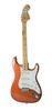 1979 Fender Stratocaster Guitar, having tremolo bar, in original candy apple red, serial number S964365, length 39 inches.