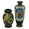 (2) Gouda Art Deco Pottery Vases