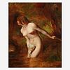William Etty (British, 1787–1849), , Musidora: The Bather 'At the Doubtful Breeze Alarmed'