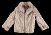 Saga Fox Silver White Medium Fur Jacket