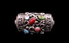 Navajo Sterling Silver Multi-Colored Stone Ring