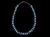 Navajo Sterling Silver Pearls & Turquoise Necklace