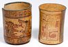Mayan Cylinder Vases
