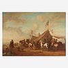 After Philips Wouwerman (Dutch, 1619–1668) | An 18th Century (French) Composition, , The Army Camp