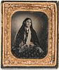 Tintype of a Young Native American Woman