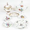 Seven Pieces of Porcelain Tableware