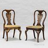 Pair of Early Georgian-style Walnut Side Chairs