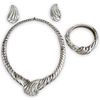 (4 Pc) Tiffany and Co. Sterling Silver Jewelry Suite
