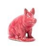 * A French Majolica Model of a Pig Height 2 5/8 inches.