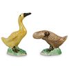 Pair Of Chinese Ceramic Geese