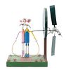 * A Painted Wood Whirligig Height overall 17 3/4 inches.