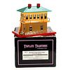 MTH 10-4053 Tinplate Traditions Standard Gauge Switch Tower, Green/Cream/Maroon