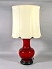Chinese Porcelain Oxblood Glazed Vase as Table Lamp