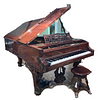 A Henry F.Miller, Boston Rosewood Grand Piano