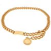 Chanel Signature Chain Link Belt Necklace