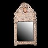Victorian Style Shell Encrusted Mirror