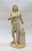 Aft. John Adams Nude Male Pulverized Marble Statue