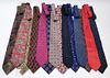 14PC Christian Dior Assorted Necktie Group