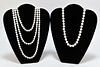2PC Cultured Pearl String Necklaces