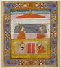 19C Baby Krishna Indian Miniature Painting