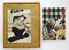 2PC Toyokuni III & Kuniyasu Woodblock Prints