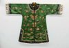 Chinese Qing Dynasty Forbidden Stitch Silk Robe