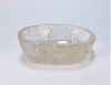 Antique Chinese Carved Clear Rock Crystal Bowl