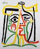 Pablo Picasso  'Portrait de Jacqueline au Chapeau de Paille'
