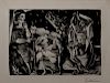 Pablo Picasso  'Minotaure Aveugle Guide par une Fillette dans la Nuit'