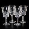 Waterford Crystal Glasses, Set of 4 Goblet Glasses
