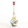 Vintage Hand Painted Floral Glass Vase