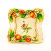 Schierholz Porcelain Lattice Dish, Cherry Floral Design