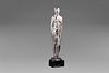 Francesco Parente (Napoli 1885-1969)  - Silver sculpture depicting a nude woman