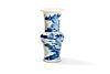Antique Chinese vase in blue and white porcelain
