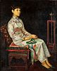 Chen Feng (Shenyang 1955)  - Woman in cheonsan, 1991