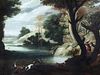 Pittore fiammingo attivo in Italia, fine del secolo XVI - inizi del secolo XVII - Landscape with deer hunting