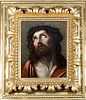 Seguace di Guido Reni - Head of Christ crown of thorns