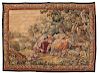 Aubusson Tapestry with Courtship Scene 