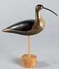 Contemporary carved and painted shorebird decoy