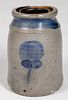 Western Pennsylvania stoneware canning jar, 19th