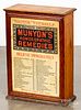 Oak Munyon's Remedies cabinet