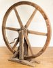 Large mill wheel, 19th c.